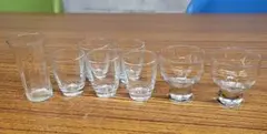 日本酒、ウイスキー、グラス8個セット