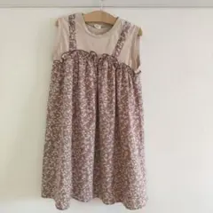 RIO フラワープリント ノースリーブワンピース 130cm