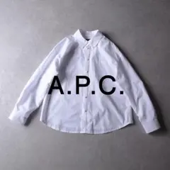 美品 A.P.C. 2,4万 シャツ ブラウス ホワイト系 アーペーセー 553