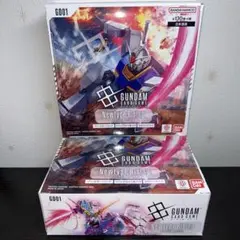 【新品未開封】2box ニュータイプライジング ガンダムカードゲーム　テープ付