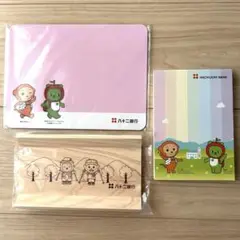 新品非売品　アルクマ×はっちゃん　メモ用紙　マウスパッド　キートレイ　3セット
