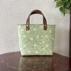 ラスト1点・再販なし ミニトートバッグ V&A ウィリアムモリス ハンドメイド