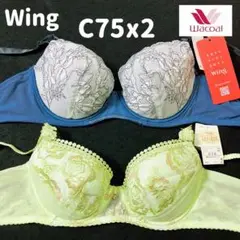 C75 2枚セット　ワコール　ウング　ブラジャー　#4
