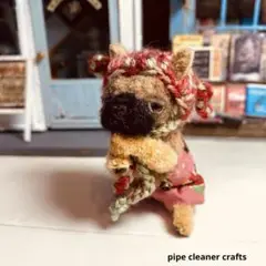 ミニチュア＊小さなフレンチブルドッグ＊モールアート
