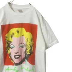 Andy Warhol マリリン・モンロー プリント Tシャツ L ホワイト