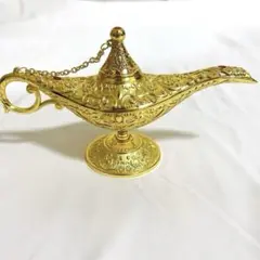 魔法のランプ 装飾品 インテリア 亜鉛合金製 (ゴールド) アラジン