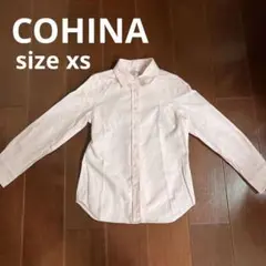 COHINA ピンク シャツ