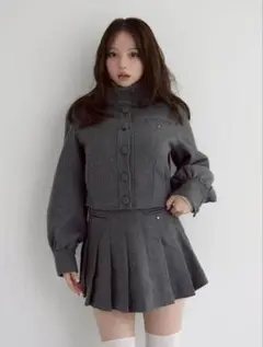 andmary Zoey stand neck jacket