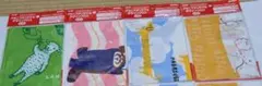 Asahi グラニフオリジナル デザインクロス 4枚