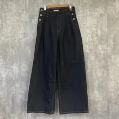 CLASSICAL ELF クラシカルエルフ　サイドボタン　2タックワイドデニム