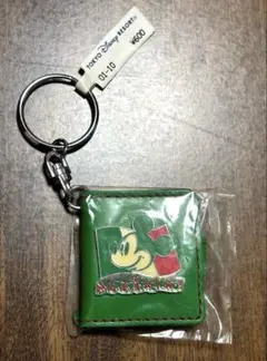 ディズニーシー　レトロ　本革キーホルダー　【未使用】