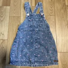 バースデイ futafuta デニムジャンバースカート 95㎝