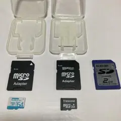 MicroSDカード 64GB 他、アダプター2個、3点セット 中古品