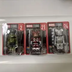 MARVEL Happyくじ ベアブリック賞　3点セット 2 21 24