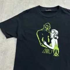 悪魔と美女　GNARLY　半袖Ｔシャツ　トップス　古着　ブラック 黒　S