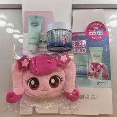 グーダル goodal クリーム ティニピン ポーチキーホルダー ハチュピン