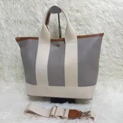 美品✨ブレス トプカピ TOPKAPI 撥水 スコッチグレイン 2way グレー