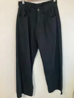 Cutie Blonde ワイドストレートパンツ デニムパンツ 黒M レディース