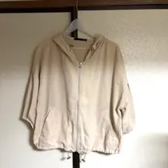heather 薄手シャツパーカー