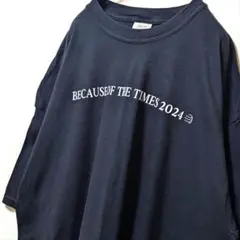 コンフォートカラーズビコーズオブザタイムズ2024Tシャツブラック2XL古着