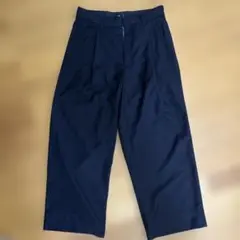 美品　HARE ブラック ワイドパンツ プリーツ スラックス　Sサイズ