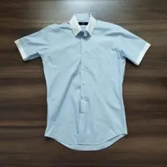 PERSON'S FOR MEN　水色　半袖シャツ