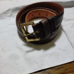 COACH メンズレザー ベルト ブラウン