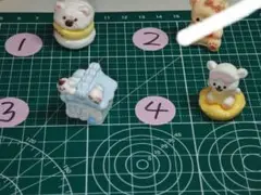 クマのミニチュアフィギュアセット