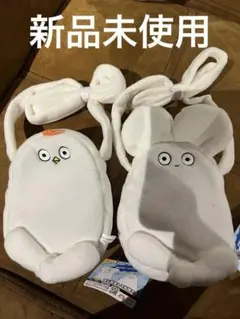 新品未使用　はじめまして松尾です ぬいぐるみポシェット ネズミ ニワトリ