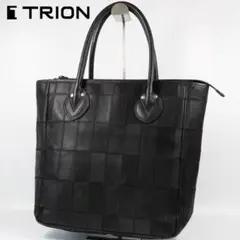極美品✨トライオン TRION トートバッグ オールレザー ブラック