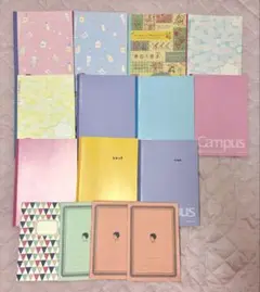 中古ノート 11冊 まとめ売り キャンパスノート ミニノート4冊付