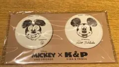 キンプリ King & Prince ディズニー 缶バッジセット　ライブスケッチ