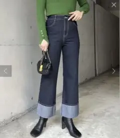 prose verse ロールアップデニムパンツ