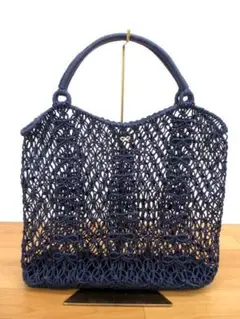 :美品 アニヤハインドマーチ MINT TOTE メッシュ トートバッグ