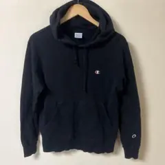 ⬜︎Champion ブラック フード付きパーカー