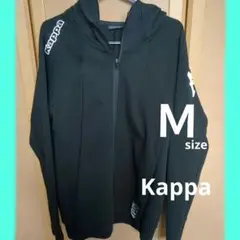 Kappa ブラック フード付きパーカー