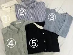 シャツ ブラウス 5点まとめ売り