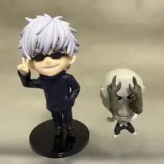 呪術廻戦 五条悟 学生時代 デフォルム フィギュア 花御（はなみ）ガチャ