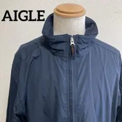 AIGLE ネイビー フルジップジャケット