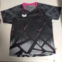 Butterfly 卓球ウェア M グレー/ピンク美品