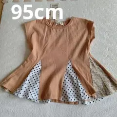新品 トップス Tシャツ 90〜95 ブラウン