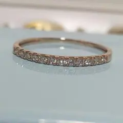 K18 ダイヤモンド エタニティリング