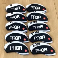 PRGR　アイアンカバー　10枚セット★新品未使用 Black×White