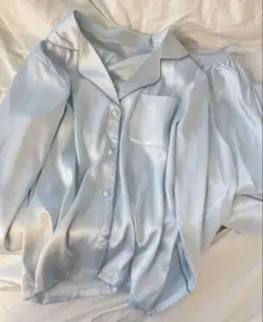 新品　レディース シルクパジャマ 上下セット 高級シルク100%
