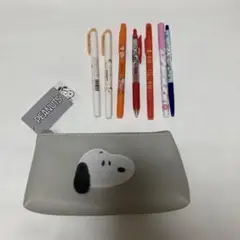 スヌーピー　ペンケース＆ペン7本　未使用