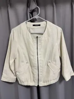 Motifs クリーム色 ジャケット レディース 春服