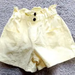 プティマイン　ショートパンツ　100サイズ　クリーム色