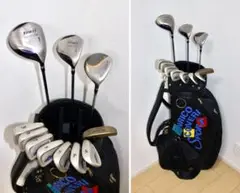 レディース用‼️Fitway等 ゴルフクラブ セット‼️エンリココベリ バッグ付