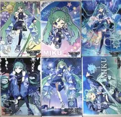 初音ミク6枚セットマジカルミライ2025 クリアビジュアルポスター