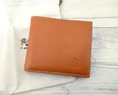 イルビゾンテ 折り財布 【キャメル(ヤキヌメ)】メンズ・レディース